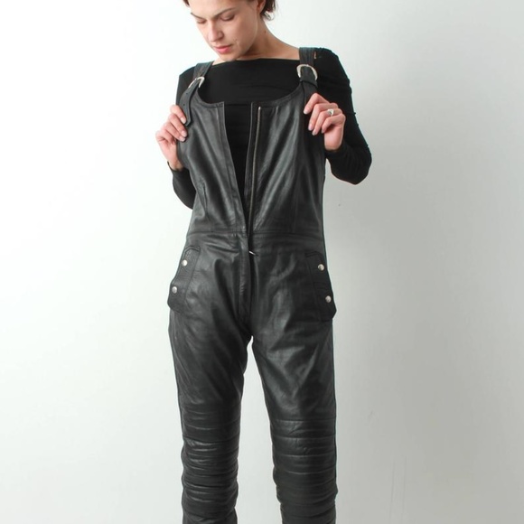 leather motorcycle overalls